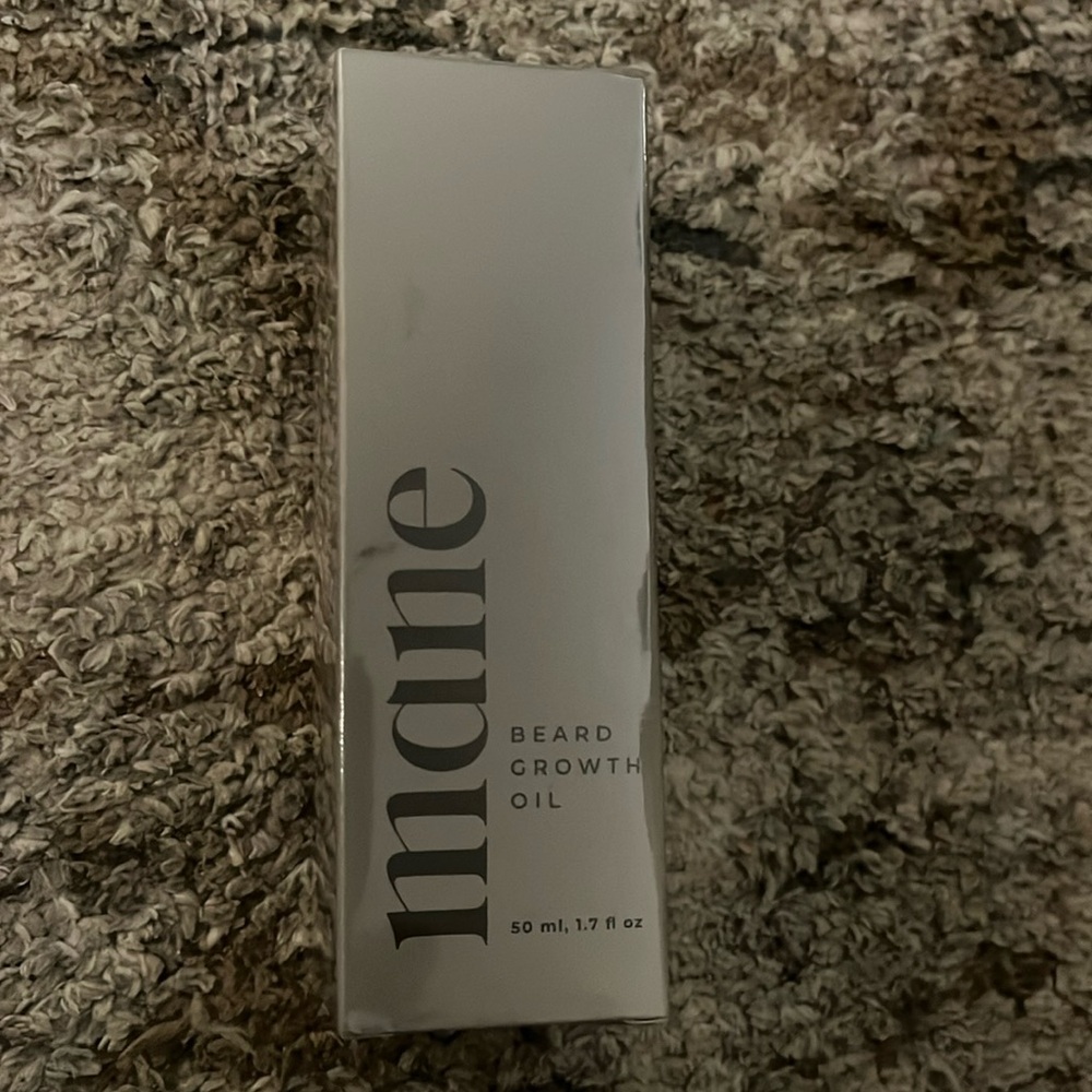 Mane beard growth oil new sealed in box